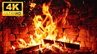 🔥 Perfect Fireplace for your Home  Fireplace 4K with Golden Flames amp Crackling Fire Sounds [upl. by Savitt]