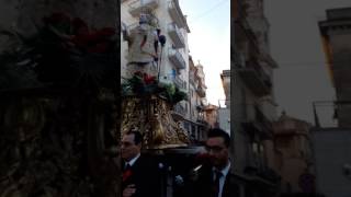 1934 Gioia del Colle Festa di San Filippo Neri Processione Via Garibaldi angolo [upl. by Ettenyar]