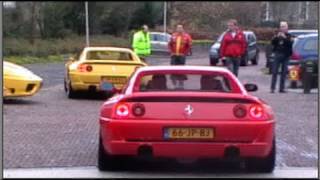 Ferrari F355 Sounds Tubi Exhaust HARD Accelerations  Downshift [upl. by Ahtnamas]