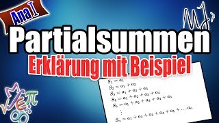 Partialsummen  Partialsummenfolge  Beispiel und Definition [upl. by Encrata]