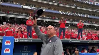 Guardians celebrate Terry Francona during his final game in Cleveland [upl. by Datha]