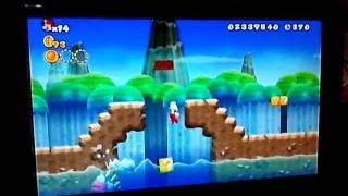 New Super Mario Bros Wiiworld 65 star coins [upl. by Euqnom]