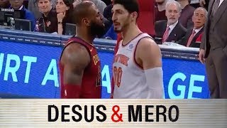 Knicks Enes Kanter and LeBron [upl. by Anitnauq309]