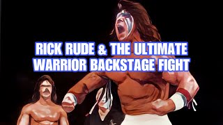 Rick Rude amp The Ultimate Warrior backstage fight [upl. by Alberic]