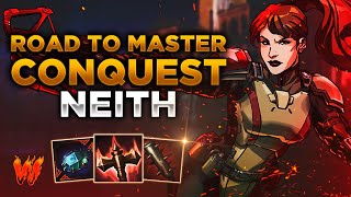 NEITH EL ADC MAS INFRAVALORADO Warchi  Smite Road to Master Conquest S11 [upl. by Amalbergas977]