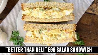 quotBetter than Deliquot Egg Salad Sandwich  Quick amp Easy Recipe [upl. by Notnirt]