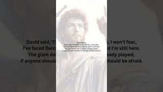 David Accepts the Challenge of Goliath the Philistine Champion Part 8 of 8Song CCM Version [upl. by Llovera]