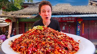 Death by Chili🌶️ SPICIEST CHINESE FOOD in Hanzhong China 🇨🇳 [upl. by Kassaraba281]