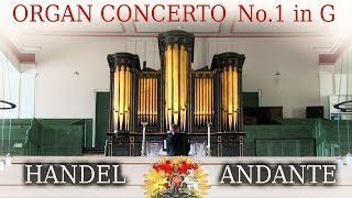 HANDEL ORGAN CONCERTO OP4 NO1  ANDANTE  1829 RENN ORGAN OF ST PHILIPS SALFORD [upl. by Alleyne]