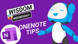 How to create pages from a list on OneNote  Wisdoms Wednesday tip [upl. by Ecirtaemed]