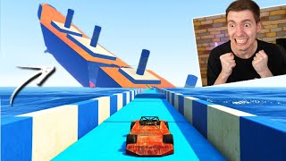 GTA V Online CORRIDA VAI E VOLTA do TITANIC AFUNDADO INCRÍVEL [upl. by Rist648]