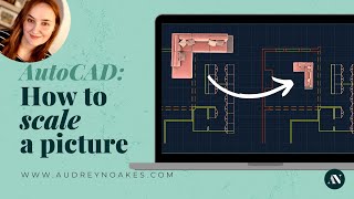 AutoCAD How to Scale a Picture [upl. by Ellehsar]