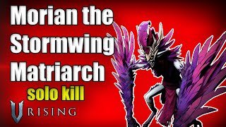 Morian the Stormwing Matriarch  V Rising 10  solo kill [upl. by Sivel665]