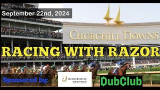 LIVE Horse Racing Handicapping  Churchill Downs  Belmont at the Big A  Gulfstream  Sun Sept 22nd [upl. by Grube]