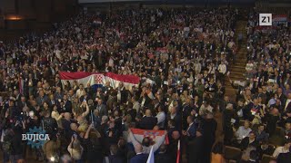 BUJICA 29032024 POSEBNO PREDIZBORNO IZDANJE DOMOVINSKI POKRET U LISINSKOM Snimka cijelog skupa [upl. by Torray]