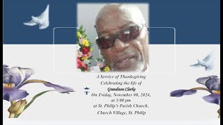 THE FUNERAL SERVICE OF GRANDISON CLARKE [upl. by Elitnahc]