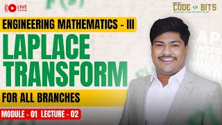 LAPLACE TRANSFORM Engineering Mathematics III  All University  MRF SIR [upl. by Braeunig]