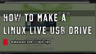 How to make a Linux Live USB drive [upl. by Merrilee580]