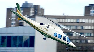 Incredible departure AgustaWestland A109 Grand at London Heliport [upl. by Mast]