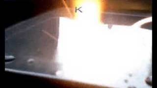 Group 1 Metals  Reaction with Water slow motion [upl. by Ajna]