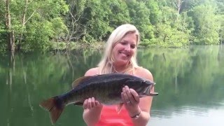 Guided Fishing Fontana Lake  Tuckasegee River [upl. by Anilocin]