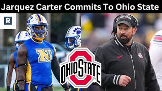 Jarquez Carter Commits To Ohio State  Ohio State Football Recruiting [upl. by Alarise]