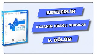 BENZERLİK KAZANIM 9 BÖLÜM  345 GEOMETRİ SORU BANKASI ÇÖZÜMLERİ  2024 [upl. by Eimas]