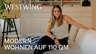 Moderne 3 Zimmer Wohnung im Grünen  So gemütlich und elegant wohnt Virginia in Potsdam  Roomtour [upl. by Ondrej]