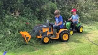 TRACTORS FOR KIDS  JOHN DEERE TRACTOR VIDEOS FOR CHILDREN [upl. by Oirramed]