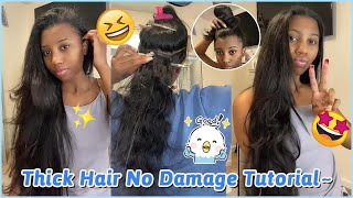 💘How To Install Tape In Hair Step By Step Tutorial  Undetectable Hair Extension On Natural Hair [upl. by Champaigne]