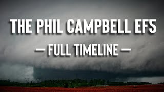 FULL TIMELINE HackleburgPhil Campbell EF5 Tornado [upl. by Odareg]