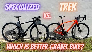 WHICH IS BETTER SPECIALZIED DIVERGE vs TREK CHECKPOINT SL 5 [upl. by Nhguav]