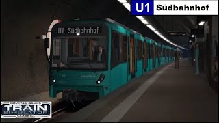 Train Simulator 2022 Frankfurt UBahn U1 Ginnheim  Südbahnhof [upl. by Ellehcar]