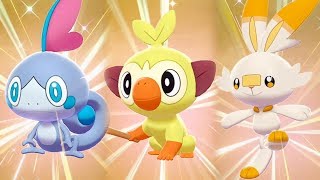 WE GOT ALL 3 SHINY STARTERS Shiny Scorbunny Sobble amp Grookey [upl. by Merriman117]