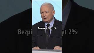 Jarosław Kaczyński mówi PRAWDĘ o kredycie 2 [upl. by Nyrol]