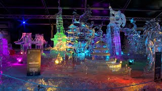 El Ice Festival muestra las obras de los mejores escultores de hielo del mundo [upl. by Ellehcem484]