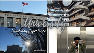 University First Day Experience  International Student Northeastern  MS in Biotechnology [upl. by Senhauser]