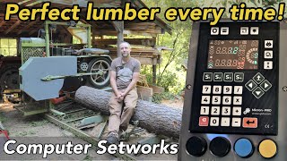 Micron PRO sawmill Setworks make perfect cuts every time [upl. by Rather]