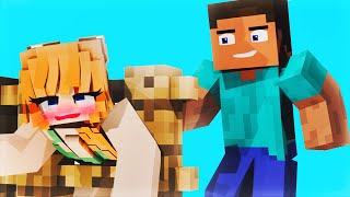 Steve im stuck Alex and Steve story  Minecraft Animation [upl. by Rehotsirhc]