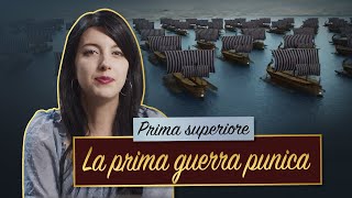 LA PRIMA GUERRA PUNICA  Storia romana [upl. by Airdnekal]