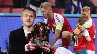 Simon Kjaer got nominated Ballon dor for saving erickson life 2021 Ballondor Nominees [upl. by Cowey489]