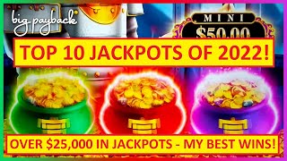 WINNING OVER 25k Top 10 MOST EXCITING Slot Jackpots 2022  THIS IS WHY WE WATCH [upl. by Lenrad763]