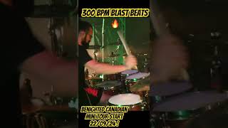 Benighted  Necrobreed drumcam blastbeats drumming [upl. by Pittman]