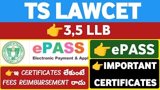 TS Lawcetepass Certificates ListStudentUpdates247 [upl. by Ahcarb]