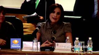 Danielle Dithurbide de Televisa en el Foro Líderes de Opinión contra la Trata [upl. by Salokcin]