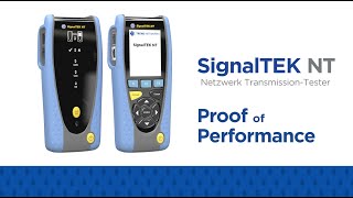 SIGNALTEK NT KabelNetzwerk Transmission Tester bis 1G [upl. by Delanie]