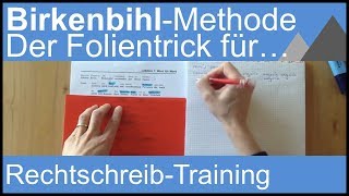 BirkenbihlMethode  Gehirngerechtes RechtschreibTraining [upl. by Ybbed902]