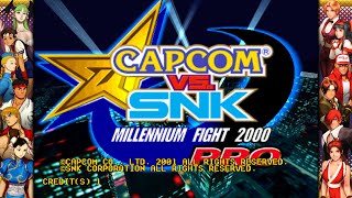 Capcom VS SNK Millennium Fight 2000 Pro Iori And Ken Playthrough [upl. by Ahsauqram834]