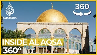 Al Aqsa 360° tour of Jerusalems holiest mosque [upl. by Rramel767]