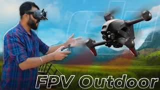 My First FPV Experience Feat DJI FPV Drone⚡Mind Blowing 🤯 [upl. by Adnuhsed]